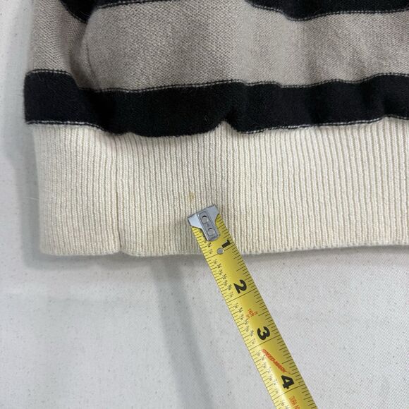 Vintage Sonia Sonia Rykiel Womens Wool Cardigan Strip Size 46 Padded Shoulder - Picture 5 of 16